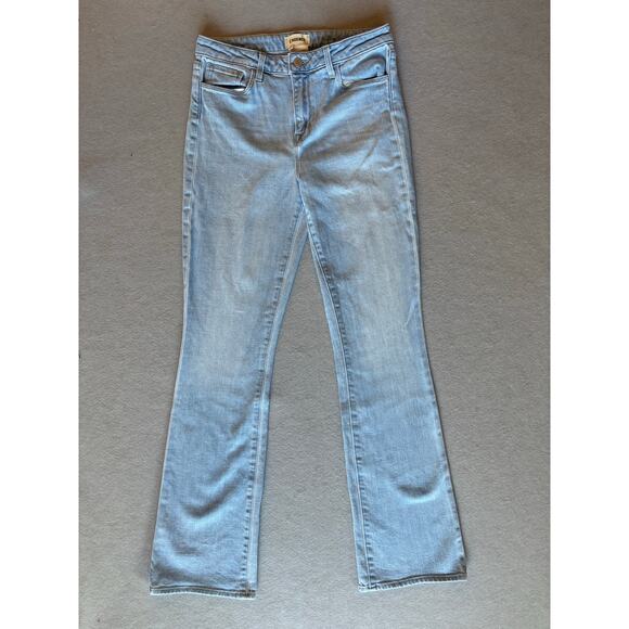 L'AGENCE Oriana high-rise straight-leg jeans sierra light wash 27 - Picture 2 of 7